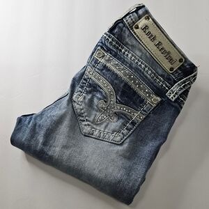 Women's Rock Rival Sherry Ankle Skinny Jeans - Distressed - 27 - Gently Used